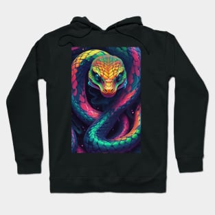 Cobra Snake Multi-Coloured Hoodie